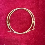 Thin Gold Hoop Earrings
