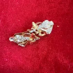 Golden Intricate Earrings 1041