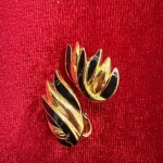 Golden Flame Drop Earrings