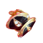 Twisted Gold Loop Earrings