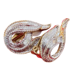 Gold Braided Hoop Earrings