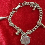 Vintage Charm Bracelet with Bells