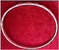 Elegant Silver Bangle with Geometric Design