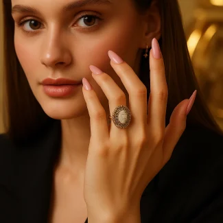 Modern Signet Ring 10029