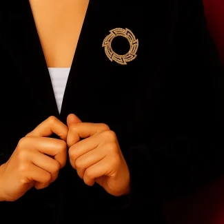 Golden Brooch 1033