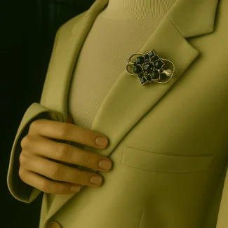 Golden Brooch 1046