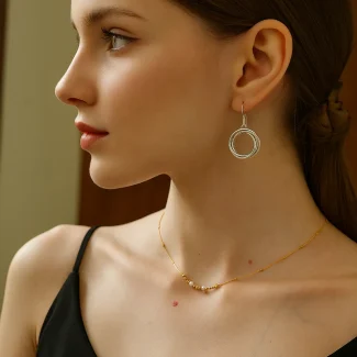 Spiral Loop Earrings 1054