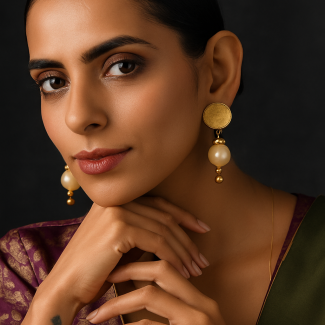 Gold Earring 1091