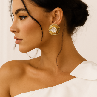 Gold Earring 1092