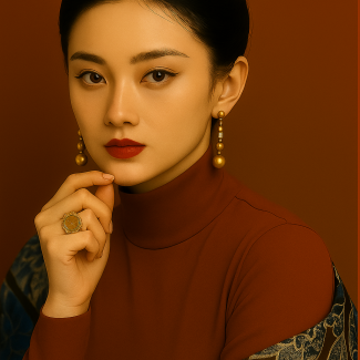 Gold Earring 1099