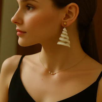 Spiral Drop Earrings