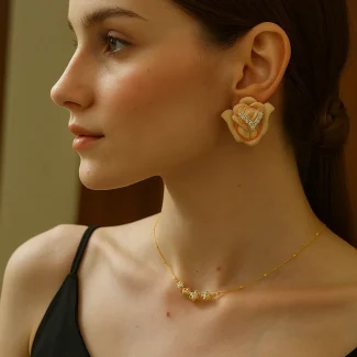 Pink Earring 4050