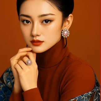 Pink Earring 4071