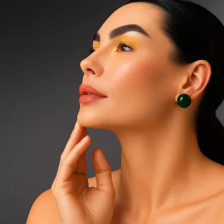 Green Earring 5040