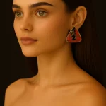 Brown Earrings 7009