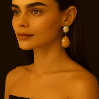 Brown Earring 7023