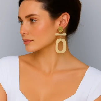 Brown Earring 7025
