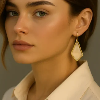 Brown Earring 7026