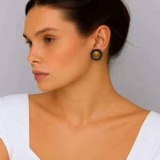 Brown Earring 7047