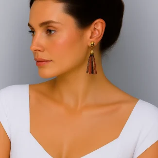 Brown Earring 7050