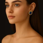 Blue Earrings 8010