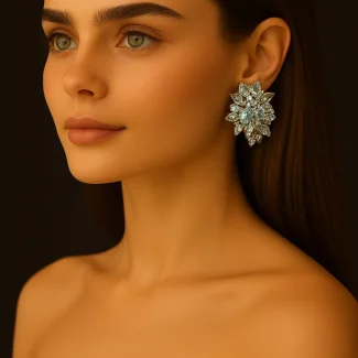 Blue Earrings 8017