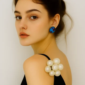 Blue Earrings 8020