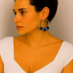 Blue Earrings 8024