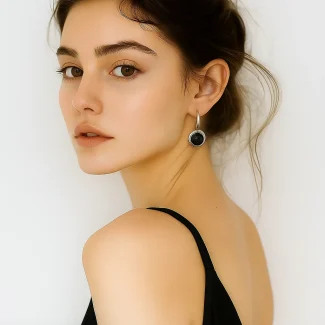 Black Earring 9009