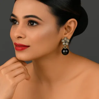 Black Earring 9014