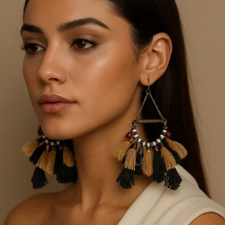 Black Earring 9025