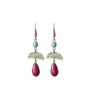 Pink Earring 4019