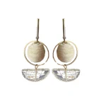 White Earring 3039