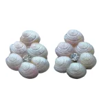 White Earring 3047