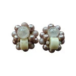 White Earring 3048