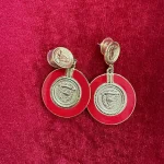 Brown Earrings 7008