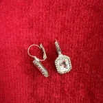 Classic Diamond Dangle Earrings