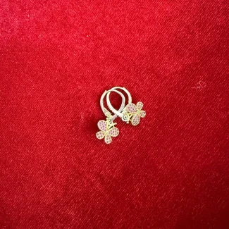 Floral Loop Studs