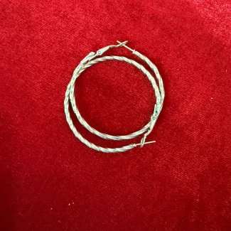 Twisted Wire Hoops