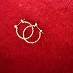Braided Mini Hoops