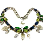 AN IMPRESSIVE NECKLACE SIGNED BY DESIGNER ANN TAYLOR BUTTERFLIES 1