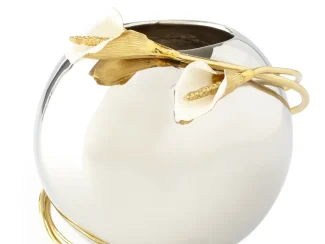 Calla Lily Rose Bowl Vase