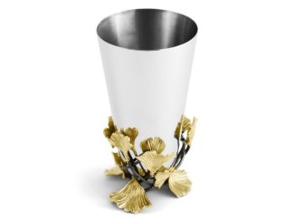Golden Ginkgo Vase