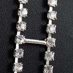 Judith Leiber Rhinestone-Set Silver-Tone Belt 3