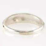 Native America Navajo Sterling Silver Turquoise Inlay Ring. 4