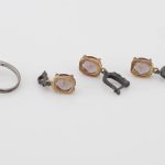 SET OF CUT GREEN STONES 3