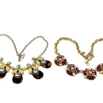 TWO SIGNED DESIGNER NECKLACE BY J. CREW AND LOFT 1