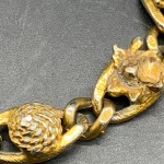 Vtg GOLDETTE Crystal & Costume Cabochon Bracelet 5