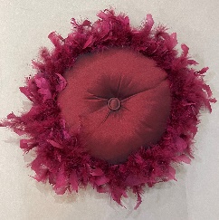 FP Feather cushion /pink/ 30